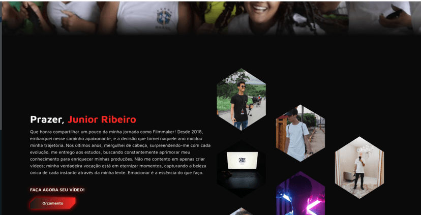 projeto portifólio filmmaker